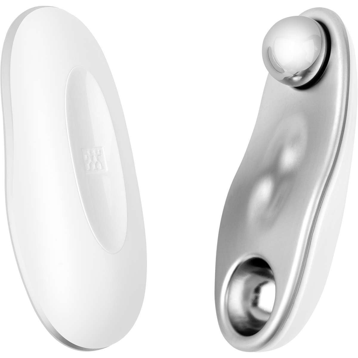 Nahaufnahme des Bereiches der magnetischen Kühlkugeln des ZWILLING Premium Cooling Rollers Edelstahl.