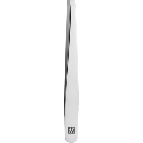ZWILLING Classic gerade Pinzette aus rostfreiem Edelstahl mit handgeschliffenen, angerauten Spitzen mit großer Zupffläche.