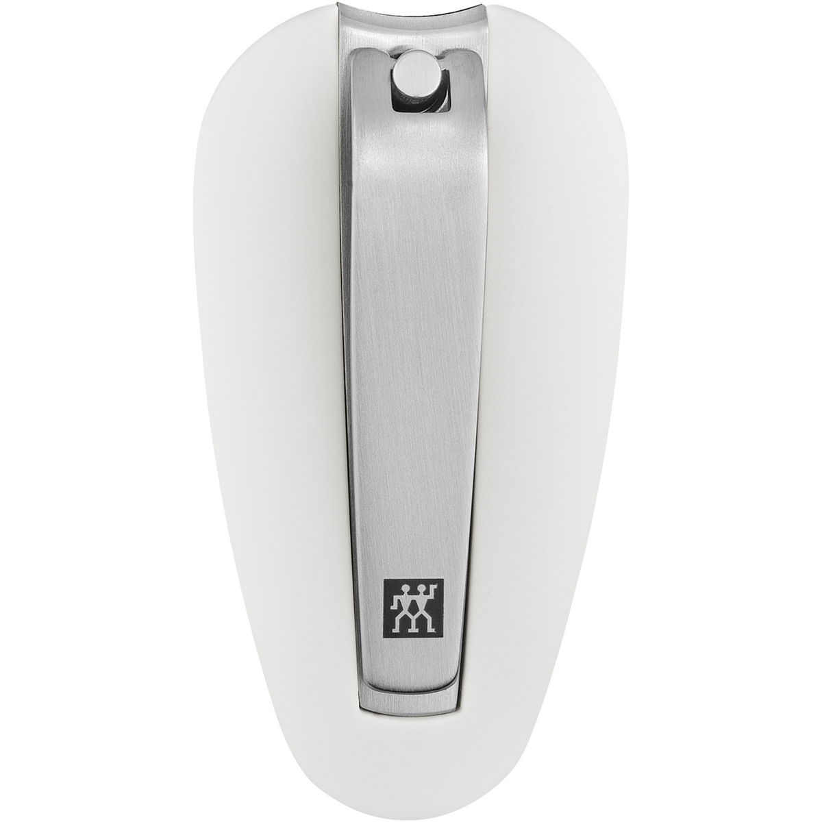 ZWILLING Premium Nagelknipser aus rostfreiem Edelstahl mit gebogener Schneide und ergonomisch geformten Nagelfang.