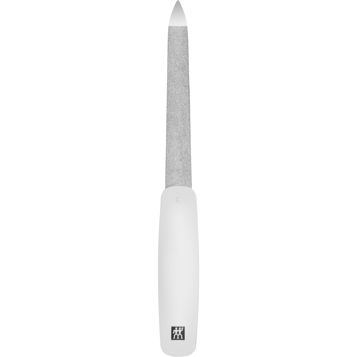 ZWILLING Classic Saphir-Nagelfeile in Weiß mit grob-und feinkörnigen Feilenflächen zum Kürzen und Formen. Länge 130 mm.