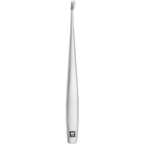 ZWILLING Premium Nagelhautmesser aus rostfreiem Edelstahl mit V-förmiger Spitze für präzises Schneiden von Nagelhaut.